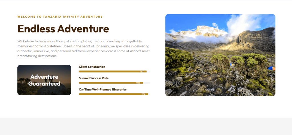 Tanzania Infinity Adventure